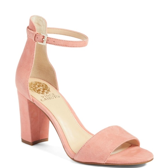 vince camuto pink suede shoes